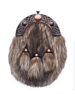 Beautiful Antique Finish Celtic Cantle Scottish Dress Sporran