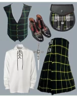 Gordon tartan kilt deal