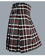 Thomson gray tartan kilt