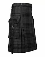 Grey Watch Tartan Utility Kilt 