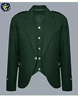 Green Tweed Kilt Argyle Jacket And Vest