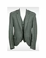 Lovat Green Argyle Tweed wool Kilt Jacket