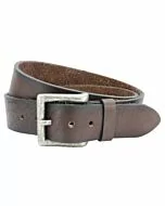 Real Brown Leather Jeans Belt 