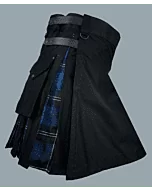 Black hybrid with pride of Scotland tartan kilt