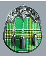 Irish tartan kilt sporran