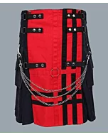 Rednavy deluxe utility fashion kilt