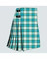 Clan Longinddry Turquoise Tartan Kilt