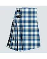 Clan Longiddry Elidon Blue Tartan Kilt