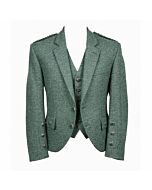 Lovat Green Argyle Tweed wool Kilt Jacket