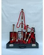 MacDonald Tartan Natural Finish Bagpipe Set