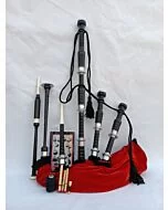 Red Velvet Highland Bagpipe Set  