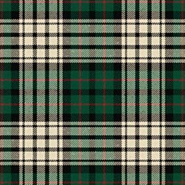 Ferguson Dress 02 Tartan Vintage Leaves Hawaiian Shirt main image 1