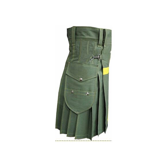 Scottish Traditional Olive Green Kilt