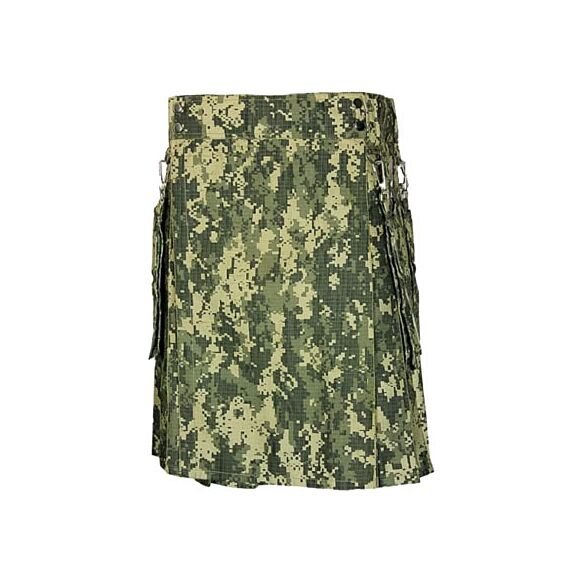 Army Green Color Kilt For Men