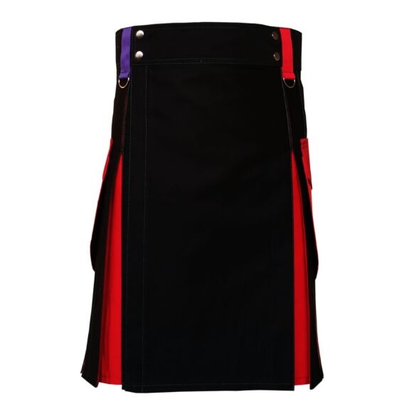 Gay Pride Rainbow Utility Hybrid Kilt