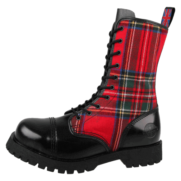 Black Leather And Your Own Tartan Boots