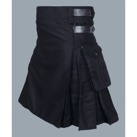 Black watch hybrid utility kilt