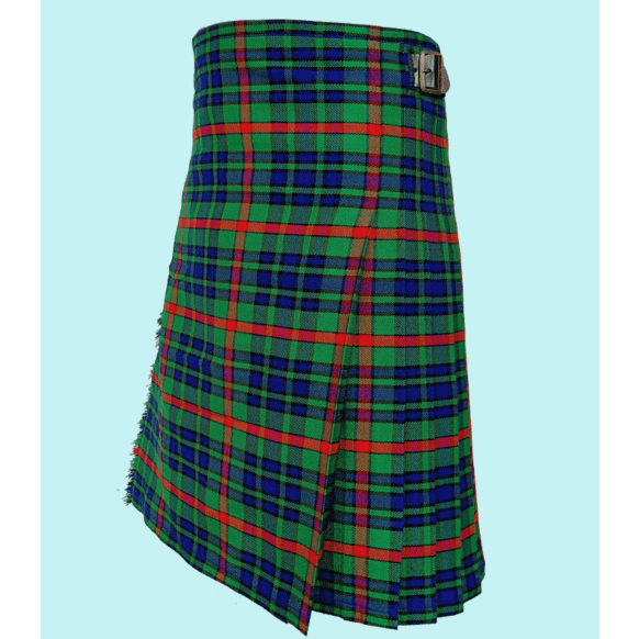Casual Green Tartan Kilt