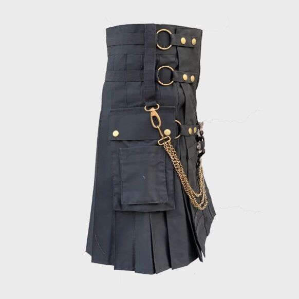 Fashion Utility hybrid Kilt With Chain