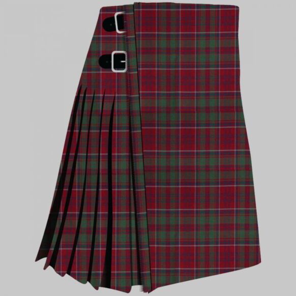 Grant Red Muted Tartan Kilt