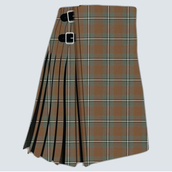 Clan Irvine Weathered Tartan Kilt