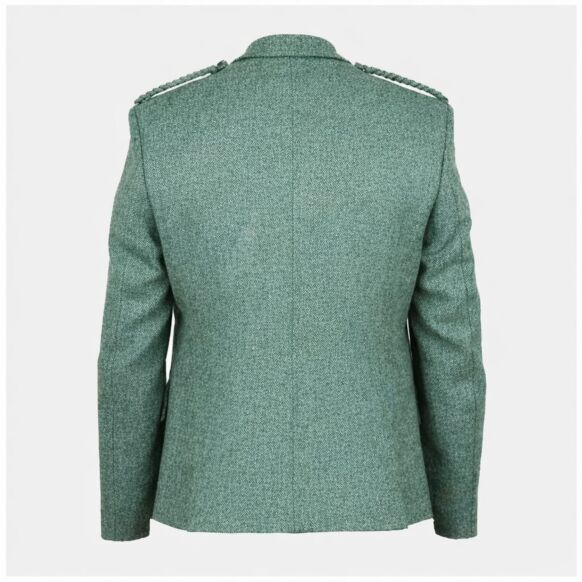Lovat Green Argyle Tweed wool Kilt Jacket