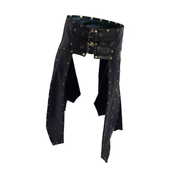 Heavy Duty Gladiator Real Leather Kilt For Men
