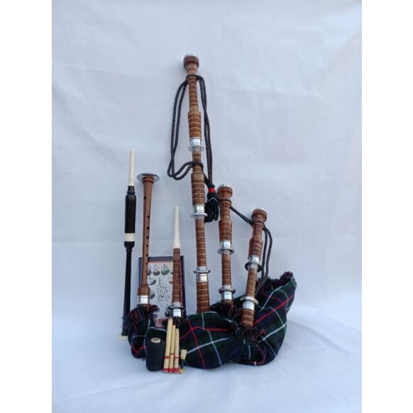 Mackenzie Tartan Bagpipe Set