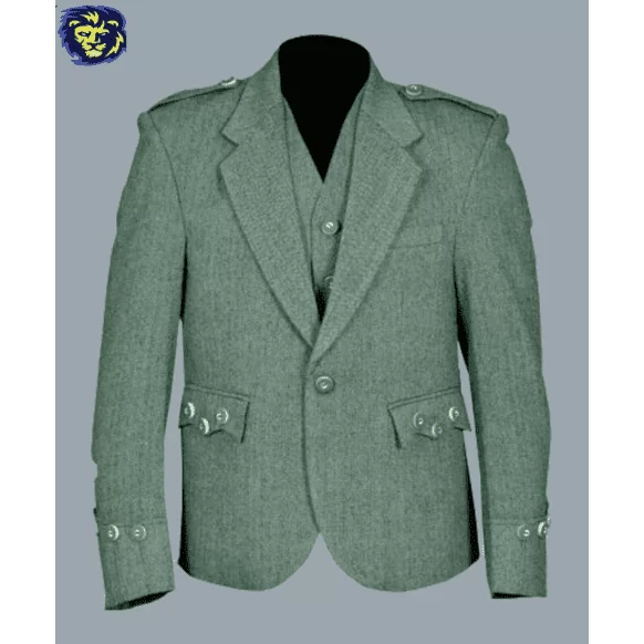 Mens Argyle Kilt Jacket And Vest