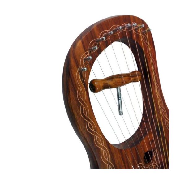 Rosewood 10 String Lyre Harps