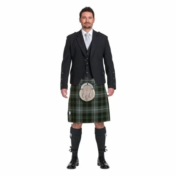 Patriot Tartan Black Jacket Complete Scottish Wedding Outfit