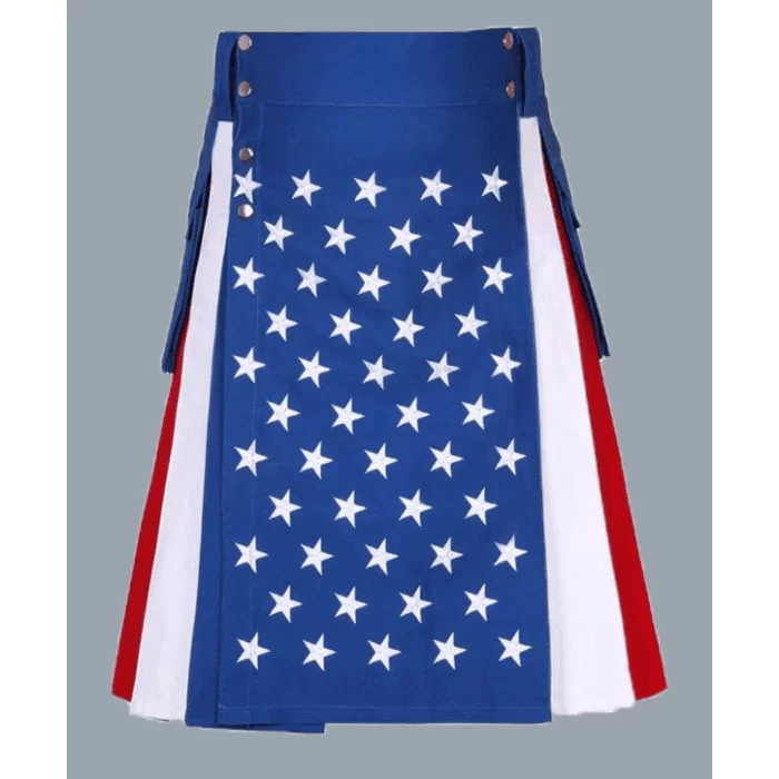 American Flag Handmade Utility Hybrid Kilt