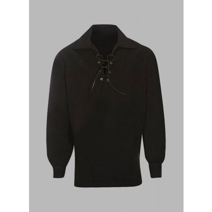 Black custom made Jacobite shirt
