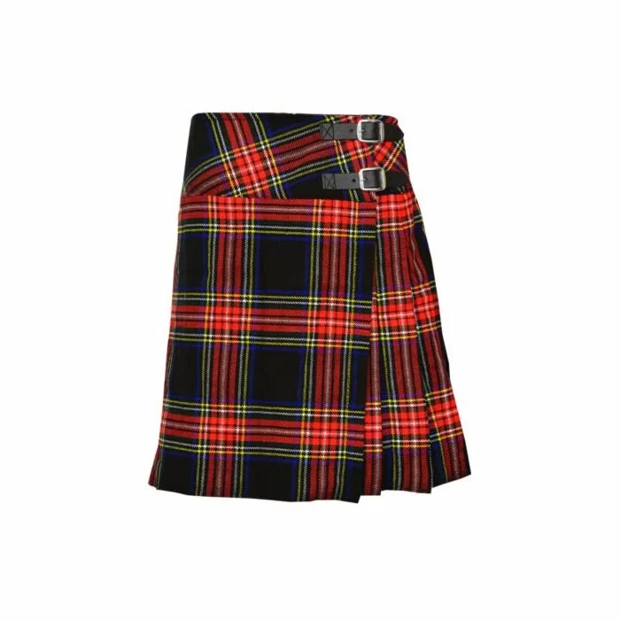 Black Stewart Skirt For Women 