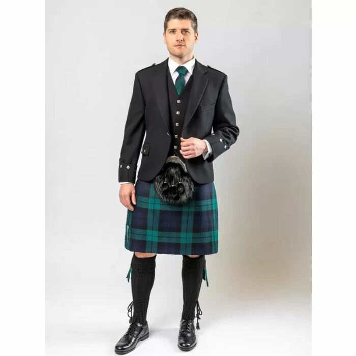 Black Watch Tartan Kilt Wedding Complete Kilt Outfit