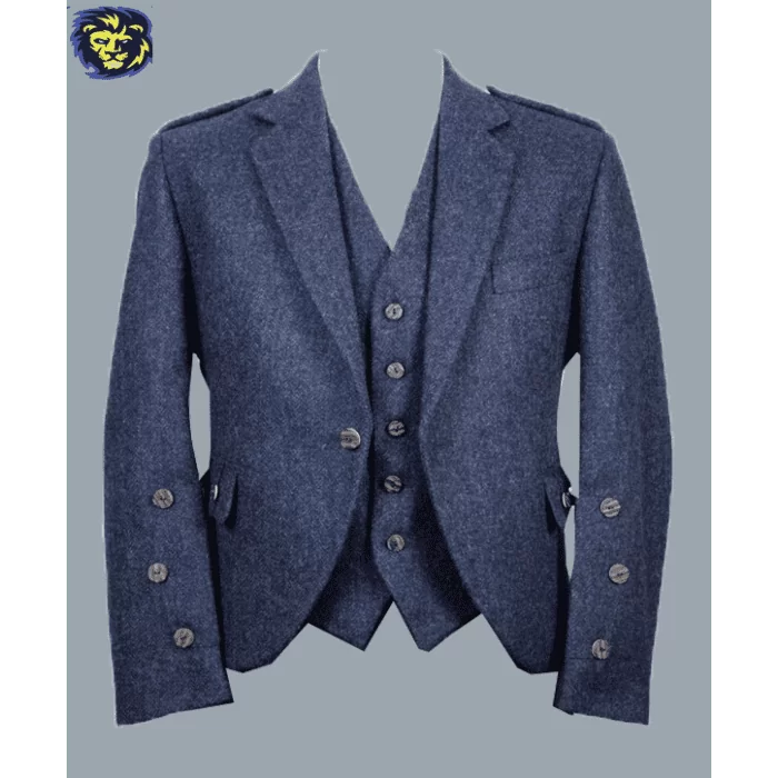 Blue Color Beautiful Argyle Jacket
