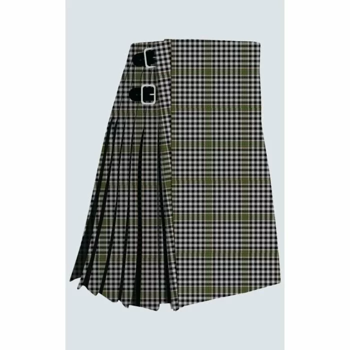Clan Burns Check Premium Tartan Kilt