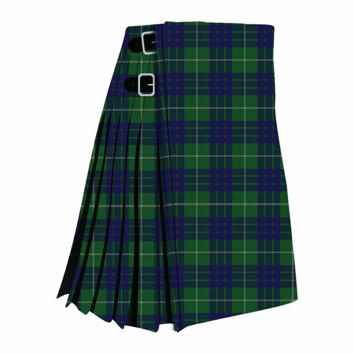 Hamilton Green Hunting Modern Tartan Kilt