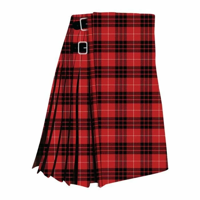 Munro Black And Red Tartan Modern Kilt