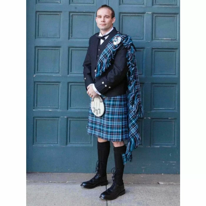 Clark Tartan Scottish Wedding Complete Kilt Outfit
