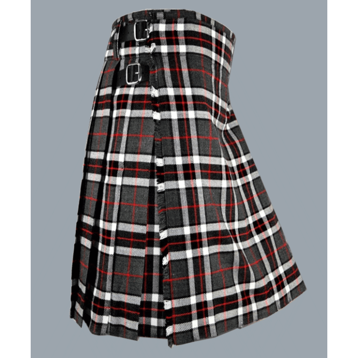 Thomson gray tartan kilt