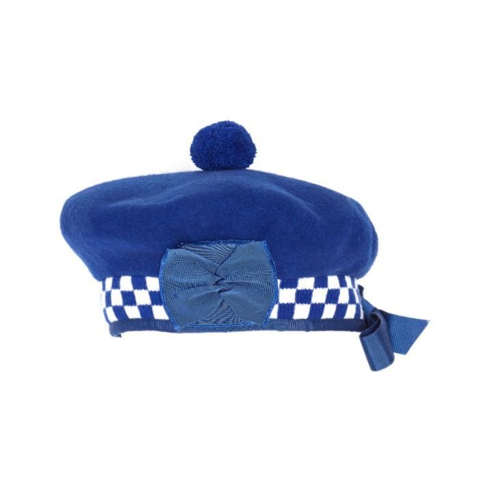 Blue Balmoral Scottish Hat
