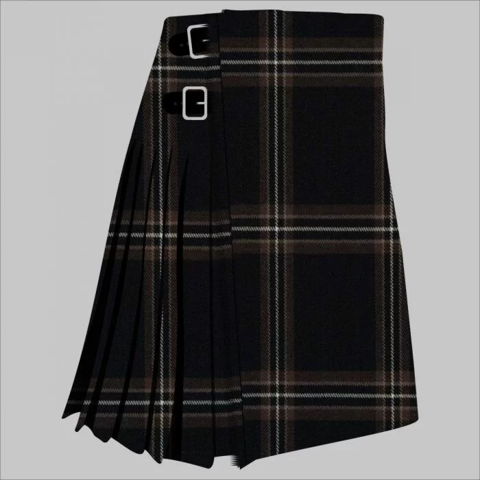 Hebridean Dark Peat Tartan Kilt
