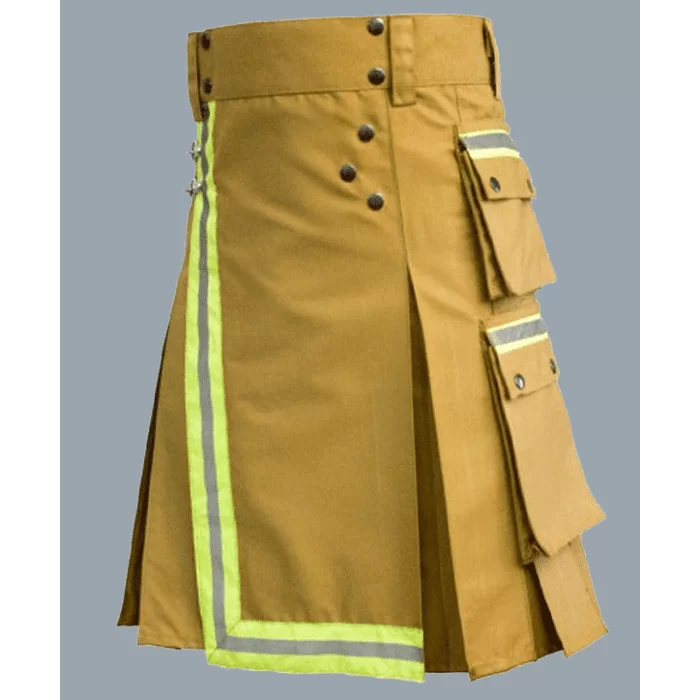 Khaki firefighter hybrid kilt 