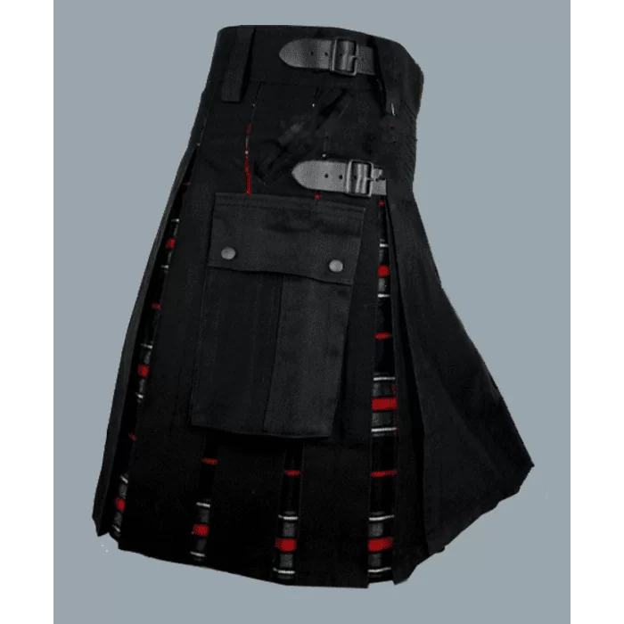 Black Hybrid Kilt