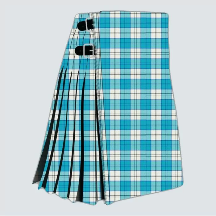 Clan Lennox Dress Turquoise Tartan Kilt