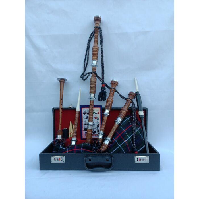 Mackenzie Tartan Bagpipe Set