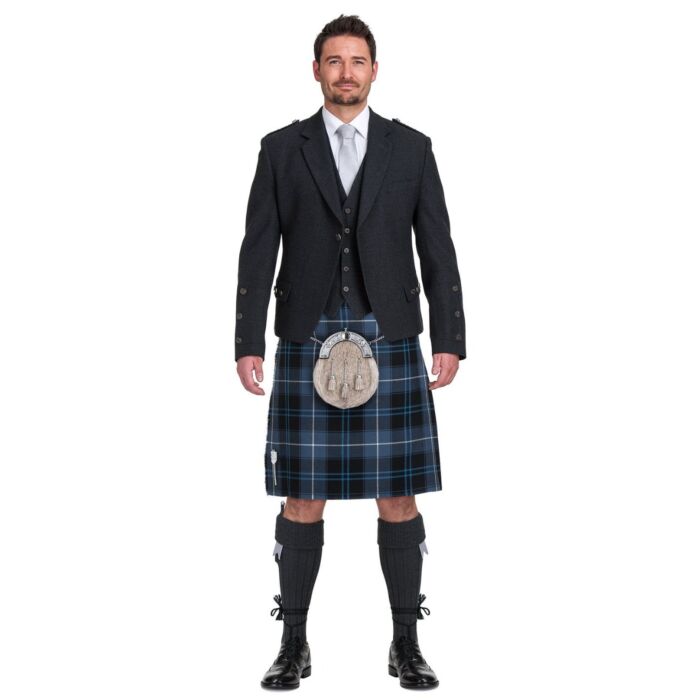 Patriot Ancient Tartan Black Jacket Complete Scottish Wedding Outfit