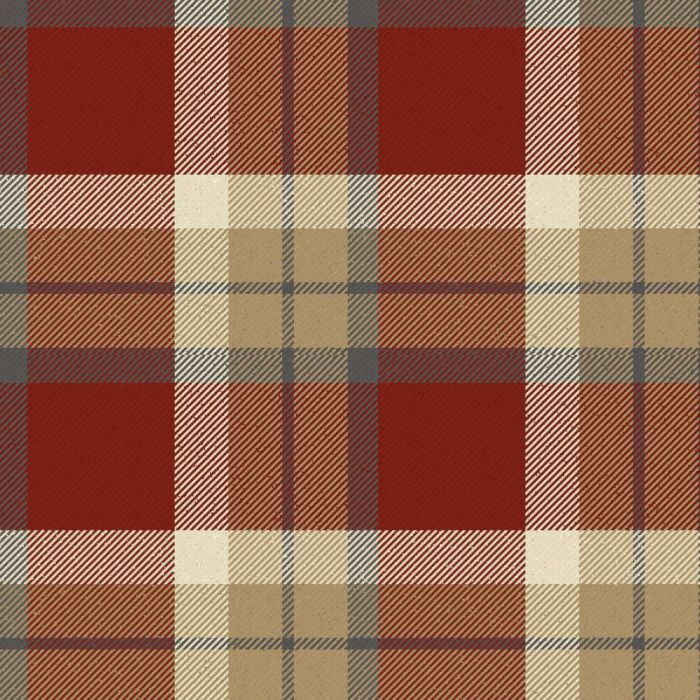 Plaid Wine Tartan Kilt
