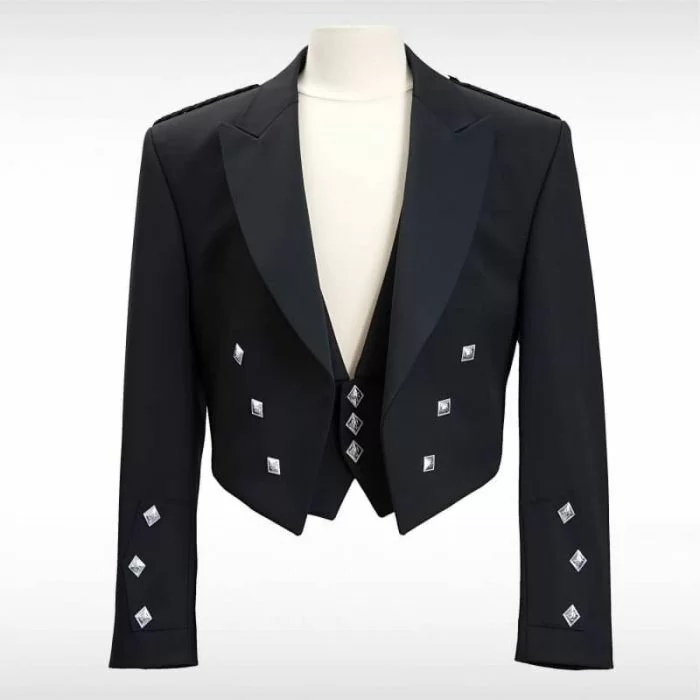 Prince Charlie Kilt Jacket With Waistcoat